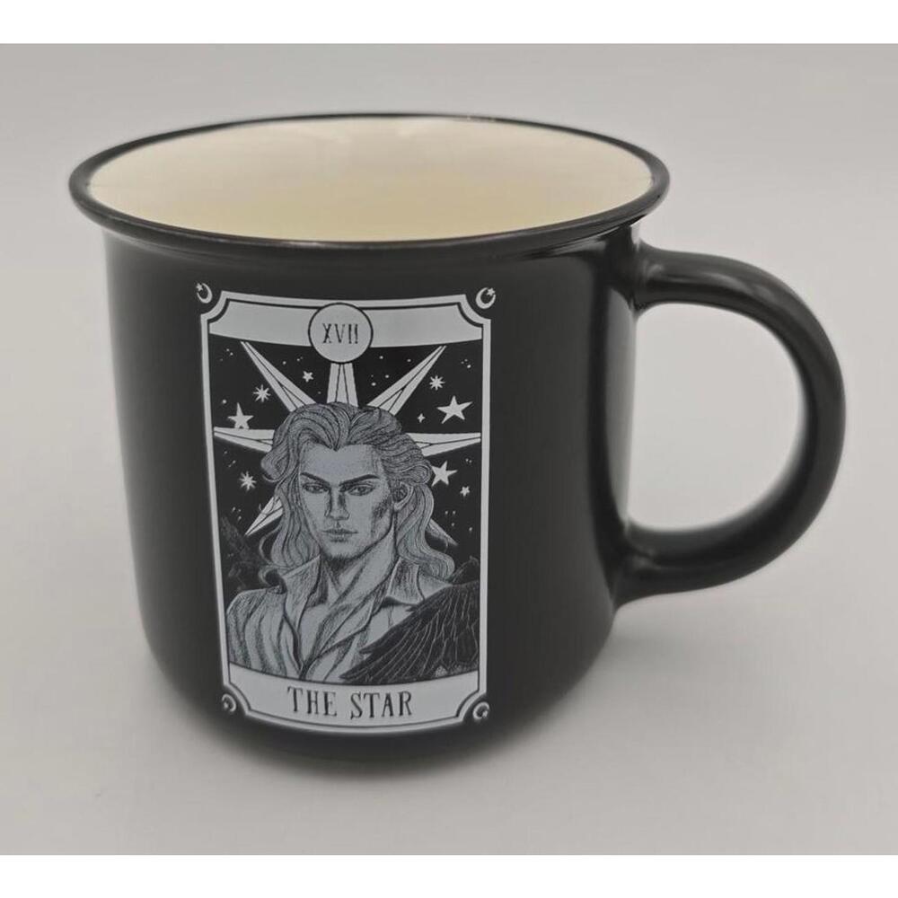 Fall of Ruin and Wrath Campfire Mug Ghostinthegvrden Tarot Star Moon Bookish